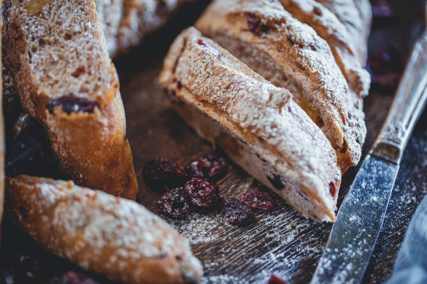 istock Bread On The Wood Tray Macrophotography 1292741128