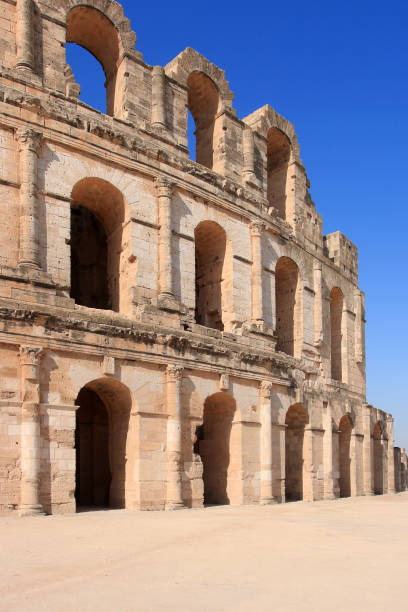 istock Old amphitheater in El Djem 1292741156