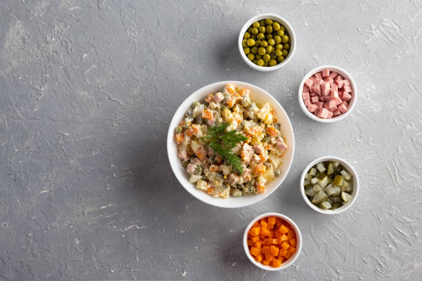 istock Russian New Year Olivier salad 1292745896