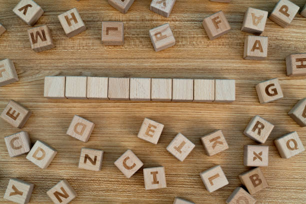 istock Night blank wooden blocks on the table 1292750770