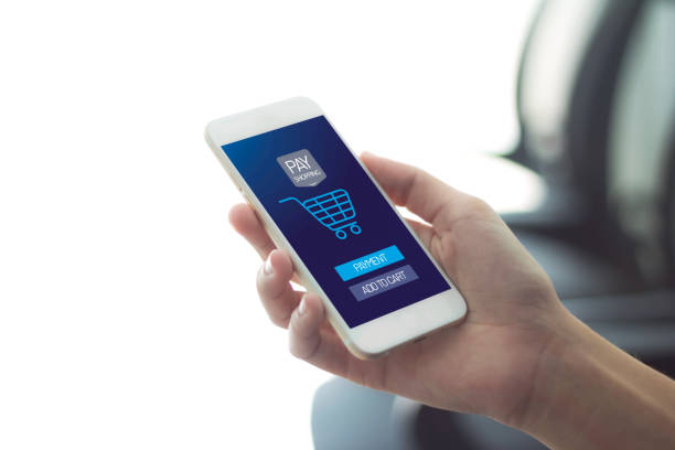 istock Transactio Payment  technology making online mobile phone payment internet shop  , makes online shopping  concept 1292753327
