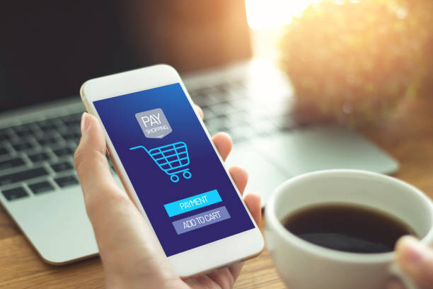 istock Transactio Payment  technology making online mobile phone payment internet shop  , makes online shopping  concept 1292753345