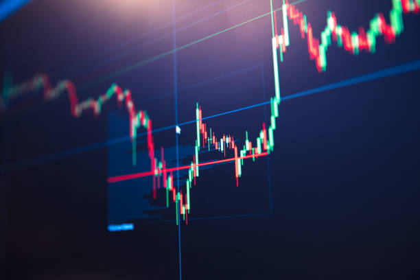 istock Stock Market Graph - close up 1292754049