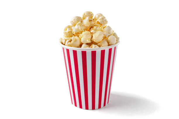 istock one Popcorn Paper cup on white isolated 1292758767