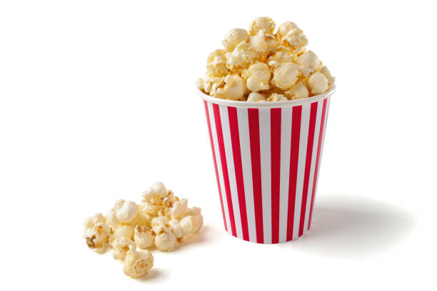 istock one Popcorn Paper cup on white isolated 1292758768