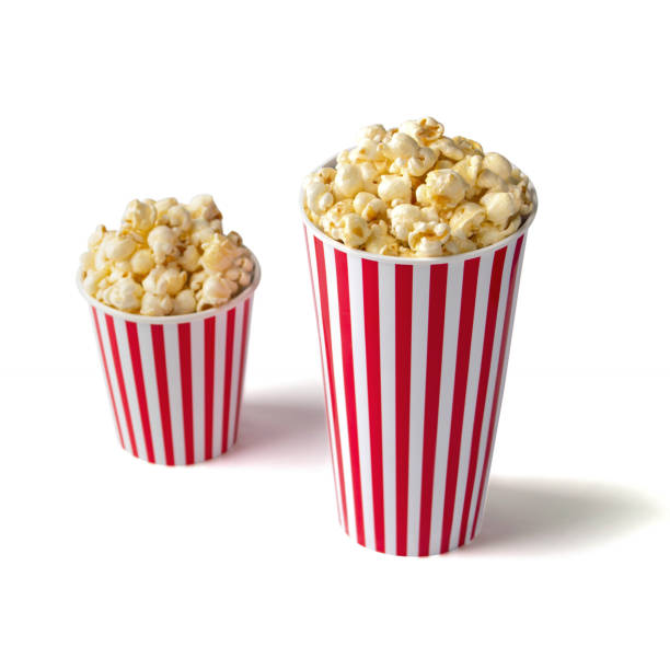 istock two Popcorn Paper cup on white isolated 1292758774