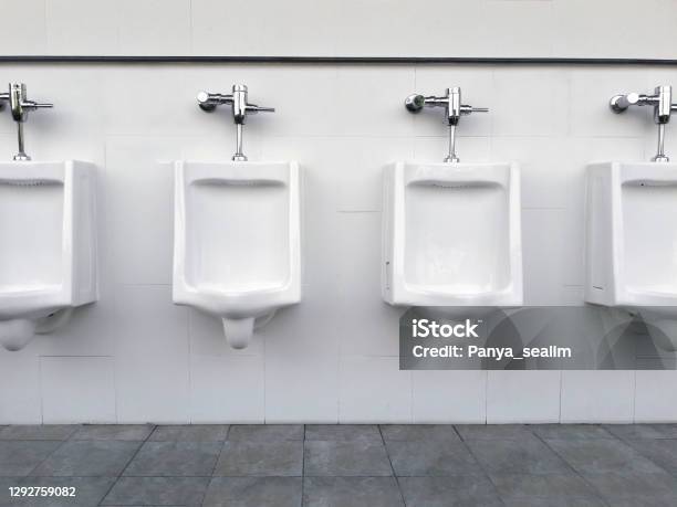 Hygiene Urinal Toilet Stock Photo - Download Image Now - Urinal, Group Of People, Bathroom