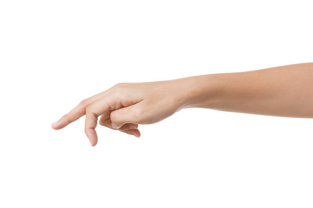 istock Woman hand gesture  fingers isolated 1292760977