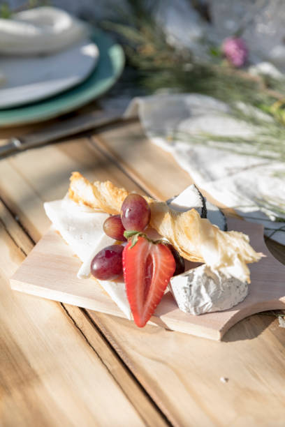 istock Different types of cheeses and fruits snack 1292765590