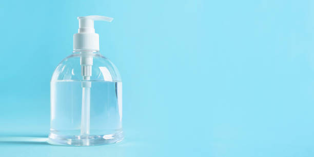 istock bottle alcohol clean with hand sanitiser liquid bottle . concenpt protection sanitiser tool protect corona virus .Banner panorama 1292766175