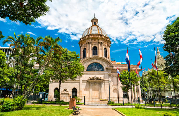 National Pantheon of the Heroes in Asuncion, Paraguay stock photo