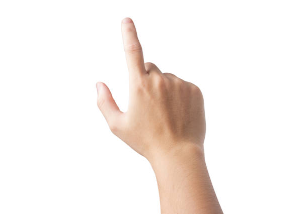 istock hand finger choose touch on white isolated 1292773907