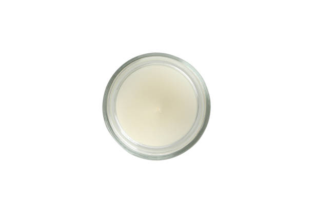 istock Scented candle for relax isolated on white background 1292775551