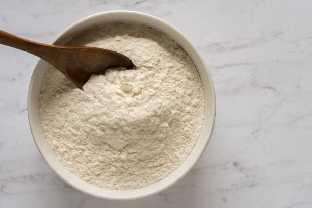 istock White Rice Flour in a Bowl 1292775757