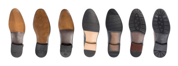 istock Bottom of shoes, isolated on white background 1292783491
