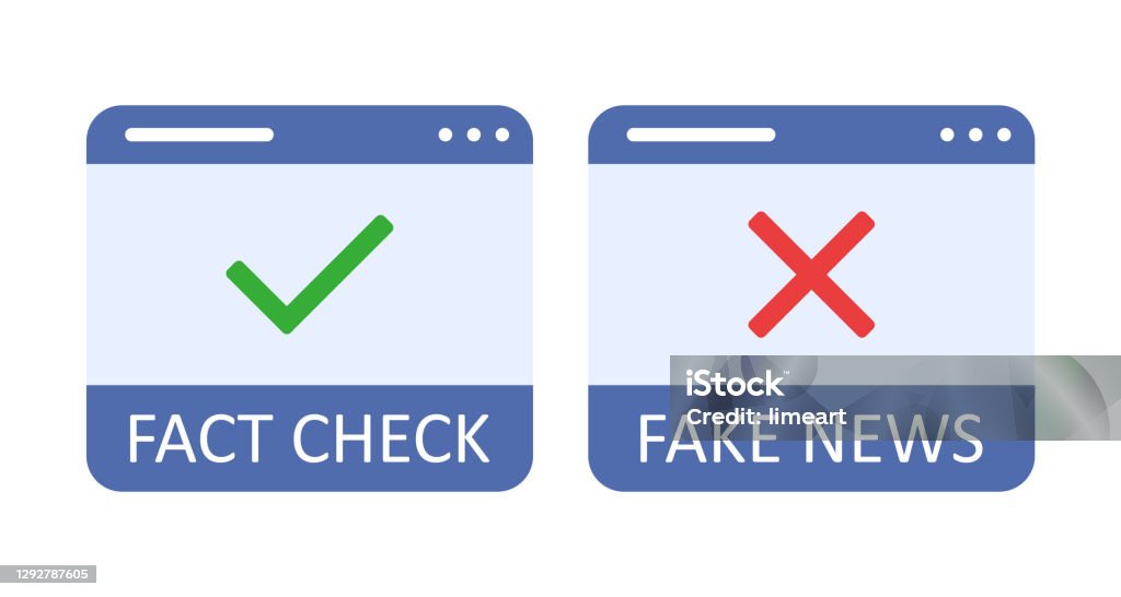 Fact Check And Fake News Factchecking Verify Factual Information Or ...