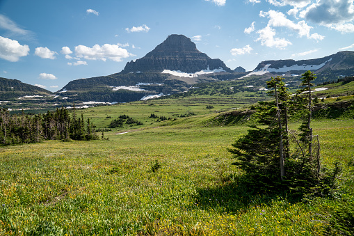 Logan Pass and the Hidden Lake Trail in Glacier National Park Montana