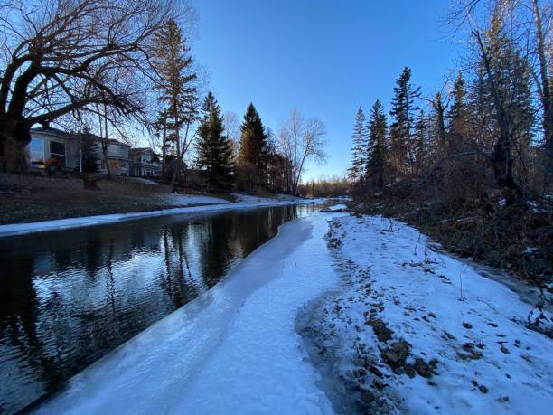 istock Winter views after a fresh snowfall along the pathways of Calgary Alberta 1292795861