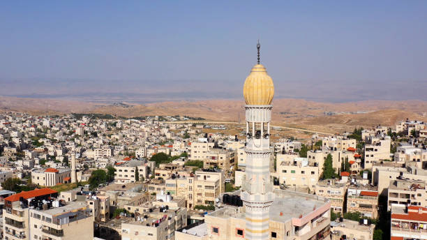 istock Mosque Tower minaret With Speakers in Jerusalem 1292798882