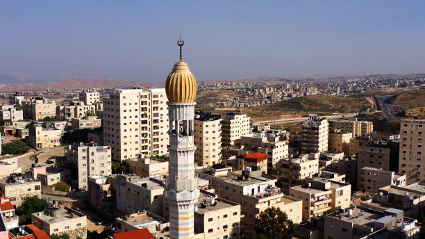istock Mosque Tower minaret With Speakers in Jerusalem 1292798888