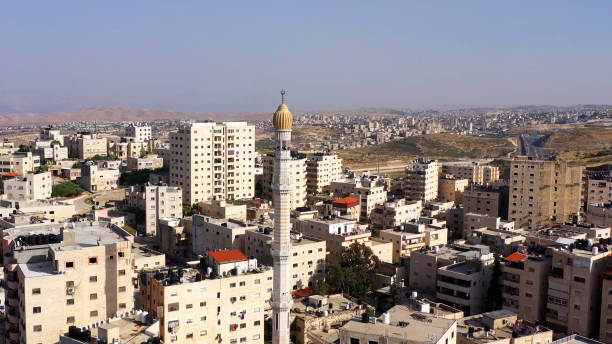 istock Mosque Tower minaret With Speakers in Jerusalem 1292798909