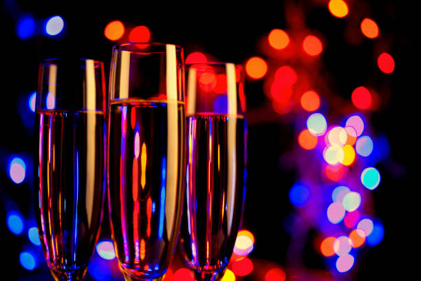 istock New years eve celebration background with champagne 1292809503