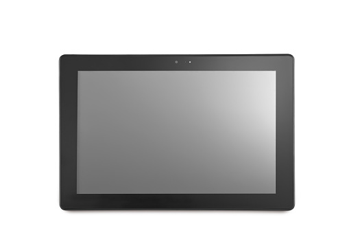 tablet computer with clipping path