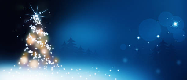 istock Winter background design concept with christmas tree 1292811539