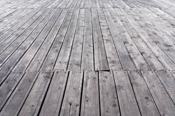 istock Outdoor wood flooring 1292821281