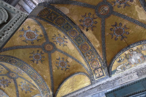 istock Vaulted Ceiling Detail, Aya Sofya Entry Hall, Istanbul 1292824463