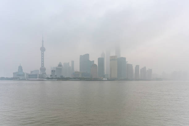 istock Lujiazui in fog 1292830092