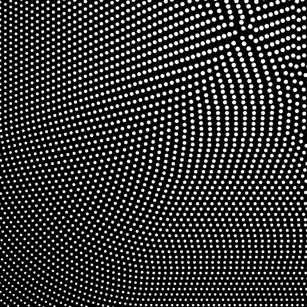 istock Pop art dots background. Geometric vintage monochrome fade wallpaper. Halftone black and white geometric design. Pop art print. Retro pattern. Comics book magazine cover. 90-s style. 1292834284
