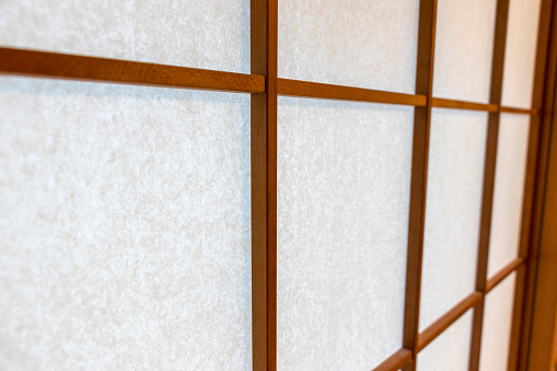 Shoji, sliding door in Japanese style room