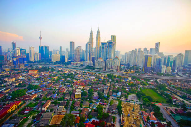 istock Kuala Lumpur city skyline building during sunrise 1292836140