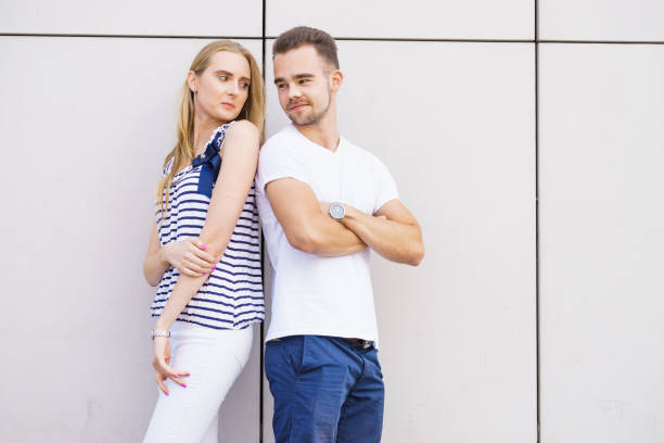 istock Girlfriend and boyfriend portrait. 1292860028