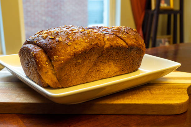 istock Homemade Whole Grain Bread Made with Wheat and Spelt Flour 1292871783