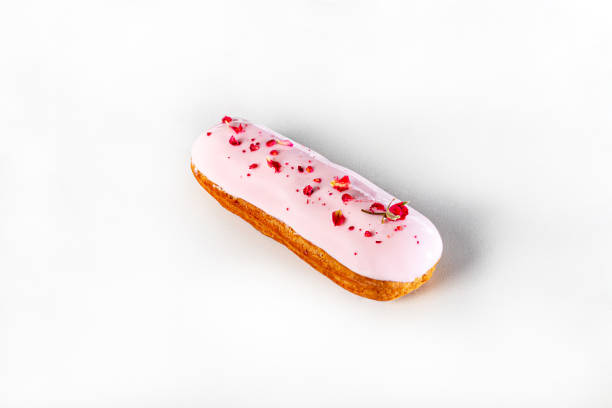 istock Custard cakes with butter cream on a light background. Home delivery. Festive concept. Quarantine. 1292876055
