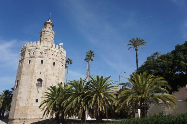 istock Gold tower in Seville, Andalusia, Spain 1292884366