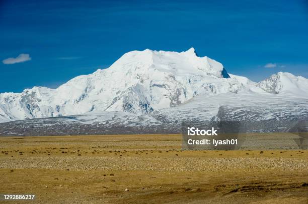 Mountains Of Himalayas Young Beautiful High Mountains Of Tibet Stock Photo - Download Image Now