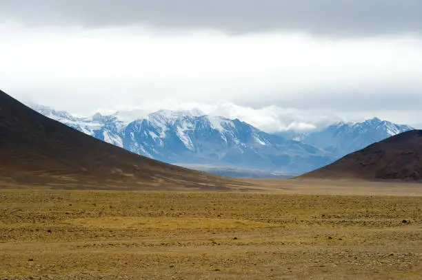 The nature of Tibet. Landscape of the Himalayas.