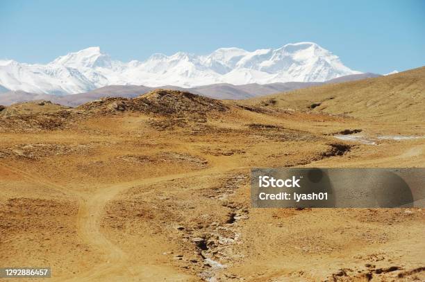 Mountains Of Himalayas Young Beautiful High Mountains Of Tibet Stock Photo - Download Image Now
