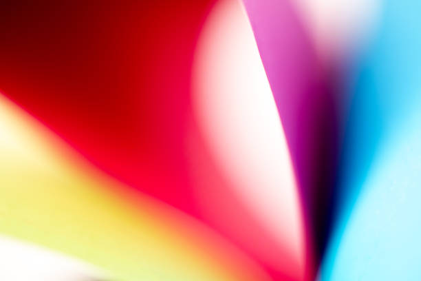 Minimalist colorful background made of  paper sheets.