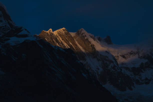 istock Sunrise over Annapurna Fang 1292887302