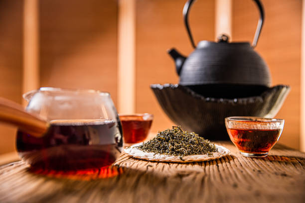 East asia traditional tea