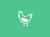 istock Poultry Line Icon 1292891963