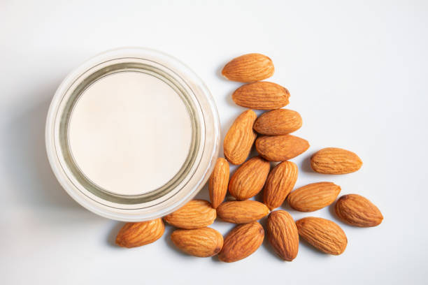 istock almond nut healthy food white isolated 1292899106