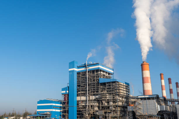 istock Lignite or Coal power plants. Northern Thailand. (Air pollution, Global warming) 1292901102