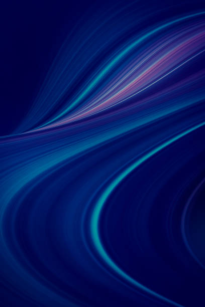 blue waves - screen saver imagens e fotografias de stock