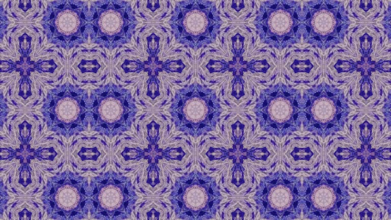 High resolution video of kaleidoscopic patterns in motion.