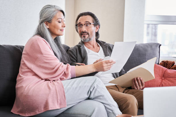 istock Woman looking at the papers 1292918275
